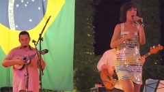 Mike e posaçme e Festivalit të kulturës braziliane ishte Llizhiana Kosta me grupin e saj.