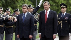 Presidenti bullgar Georgi Përvanov ishte për vizitë zyrtare ne Slloveni me ftesë të homologut të tij Danillo Tjurk
