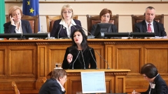 Kryetarja e Kuvendit, znj. Jozefina Topalli bëri fjalim para deputetëve bullgarë në sallën plenare.