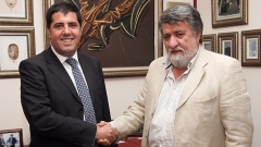 Gjatë kohës së vizitës së tij në Sofje ministri i kulturës, rinisë dhe sportit i Republikës së Kosovës Lufti Haziri u takua me ministrin bullgar të kulturës Vezhdi Rashidov (djathtas).