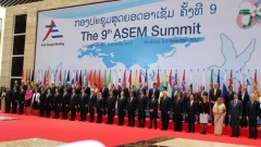 Në Samitin e Laosit u mblodhën rreth 150 udhëheqës shtetërorë dhe qeveritarë nga Evropa, rajoni i Azisë dhe i Oqeanit të Qetë.