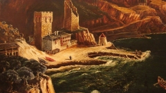Gjiri i portit të manastirit “Zograf”, piktor – Canko Lavrenov