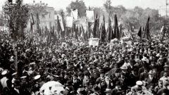 Miting në Sofje në prag të Luftës Ballkanike, 1912