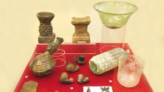 Disa nga artefaktet e zbuluara gjatë gërmimeve shpëtimtare në qendrën e Sofjes
